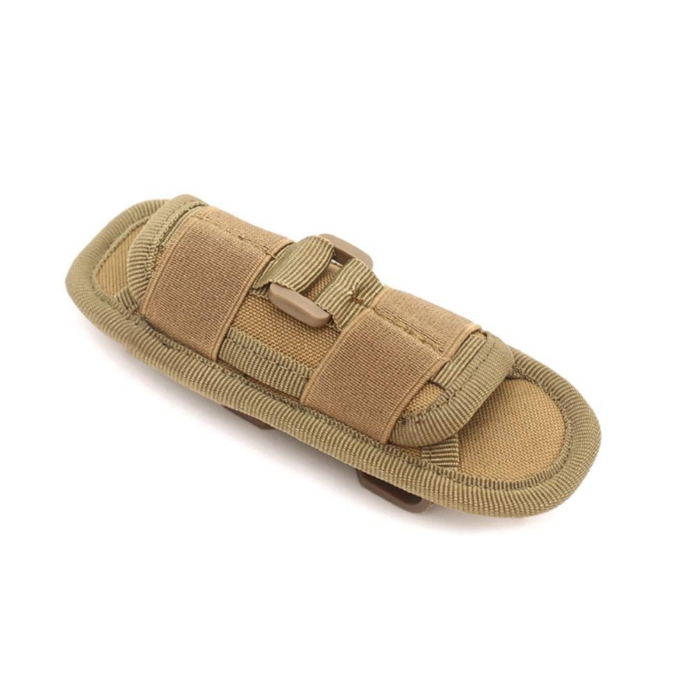 Nylon Outdoor Flashlight Cover 360 Degrees Rotatable Torch Case Portable Molle Flashlight Pouch