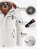 Men's Solid Color Hooded Casual Jacket for Spring/Autumn - European/American Size