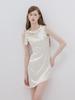 Sinseuden Elegance Ribbon Mini Dress