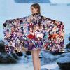 Classic T-Touhou P-Project Anime Beach Swimming Towel Soft Absorbent Washcloth Children's Gifts For Kids Travel Camping Gym