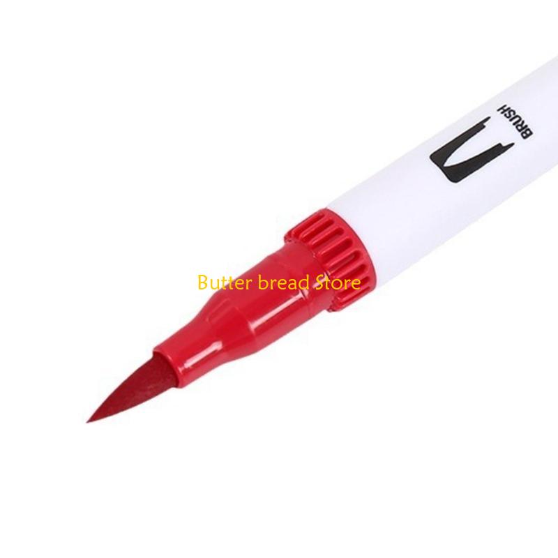 W89C 36/48/60/72/100 Colors Double Ends Brush Pen Marker Set Felt Tip Pen Watercolor Pen for Colouring Books