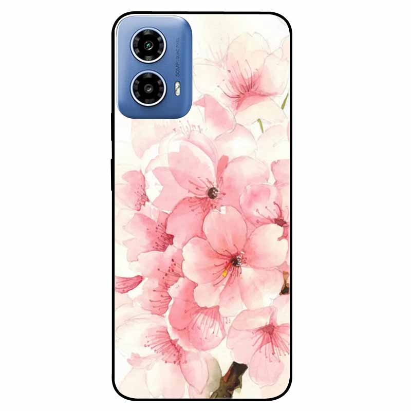 For Moto G34 5G Case G 24 Soft Silicone Fashion Animals TPU Bumper for Motorola Moto G24 G04 Painted Phone Covers Luxury Capa