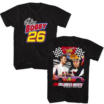 Talladega Nights - Ricky Bobby 26 - American Classics - Solid Black Adult Short