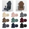 Office Racing Computer Chair Slipcover Dustproof Stretchable Polyester Material Water Repellent Removable Anti Slip Reusable