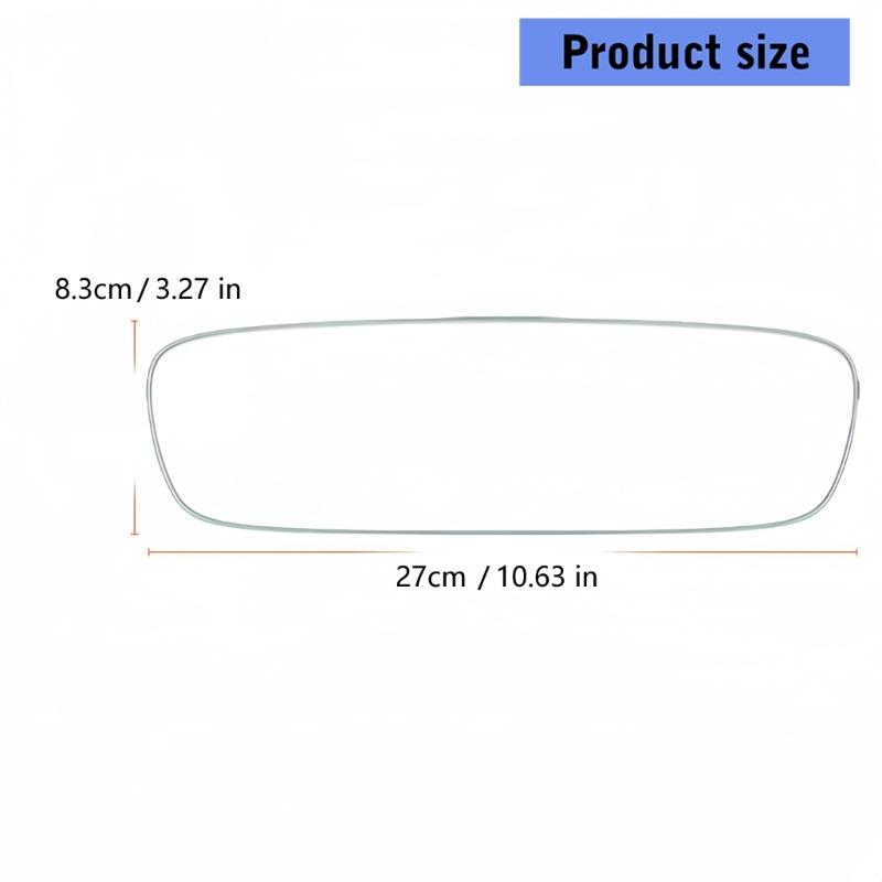 Easy Installation Full View Rearview Mirror with Wide View for Child Monitoring and Enhanced Driving Visibility