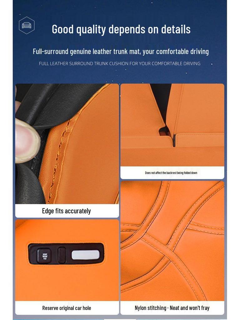 L6F Fully Enclosed Trunk Mat for 25 Xiaomi YU7 Models - New Car Accessories