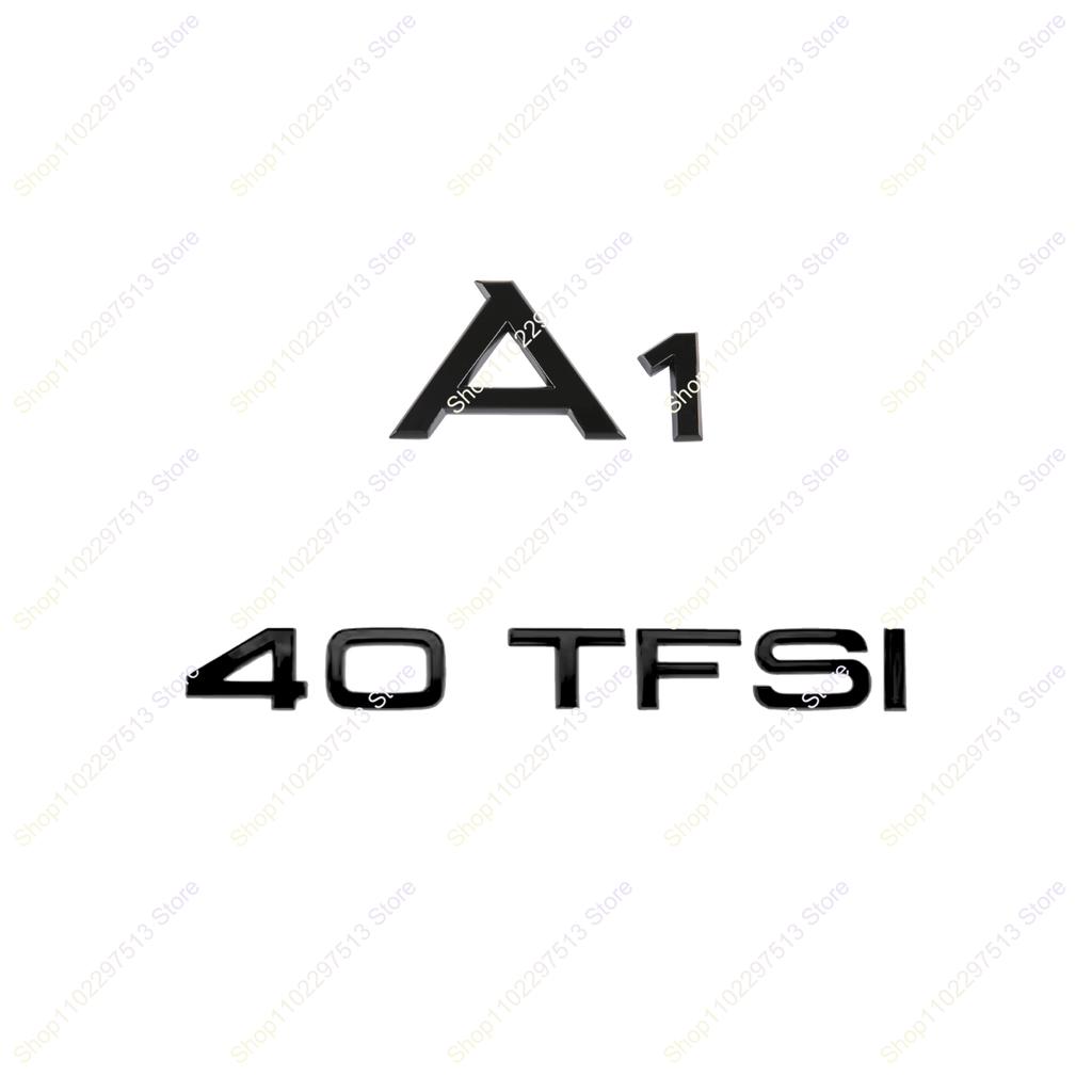 Chrome Glossy Black ABS Numbers Letters Emblem for 60s A1 TDI TFSI 30TFSI 35TFSI 40TFSI Car Sticker Rear Trunk Logos60