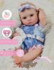 Wiedergeborene Babypuppe 50 cm/Geschenke für Mädchen/6 Zubehörteile