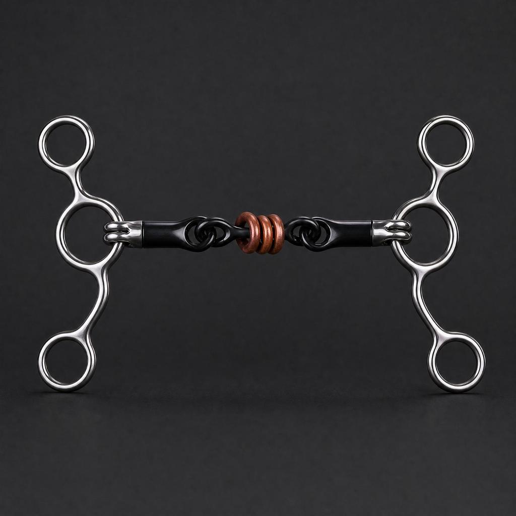 Stainless Steel Eggbutt Snaffle Gentle for Bridle Setup, Equestrians