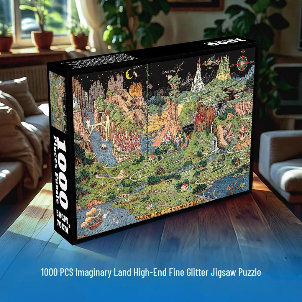In Stock 1000-Piece High-Quality Challenging Jigsaw Puzzle for Adults - Customizable