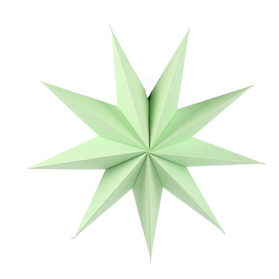 30cm Nine-pointed Star Paper Kid Room Hanging New Year Party Ornament Decor