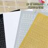 1 Sheet Waterproof  English Letter Digital Decorative Gold Sticker Scrapbooking Diy Label Diary Album Journal Planner