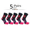 1/5 Paare Sport Zehensocken Kompressions Baumwolle Schweißabsorbierend Deodorierend Fahrrad Marathon Fitness Outdoor Basketball 5-Finger-Socken