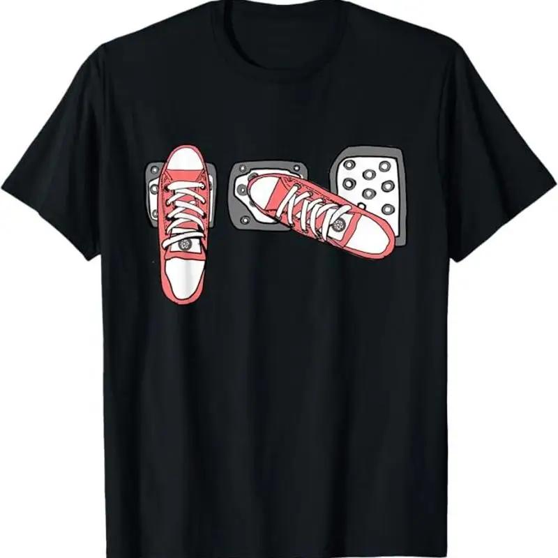 Save The Stick Funny Manual Transmission Three Pedals Car T Shirt S разноцветный