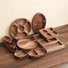 OLOEY Wooden Fruit & Snack Serving Tray