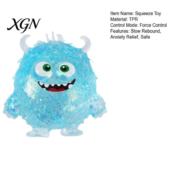 Soft Stress Ball Demon Squeeze Toy Slow-Rising TPR Fidget for Safe Relief Cute Decompression Gadget Kids Adults