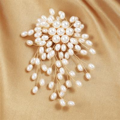 Übertriebene Elegante Zirkonblume Brosche Anstecknadel Für Frauen Mädchen Mode Kleiderdekoration Zirkongeschenke