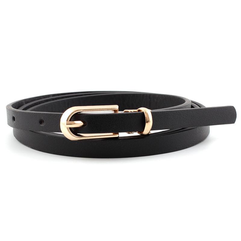 Elegant Fashionable Ladies Faux Leather Waist Belt With Versatile Colors And Slim Style