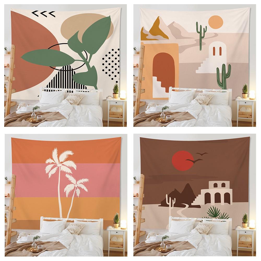 Home Decor Morandi Tapestry Background Room Living Room Bedroom Wall Hanging Background Wall Tablecloth
