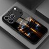 Edgy Neon Sports Car Graphic Glass phone case mobile phones for iphone 17 pro max cover for iPhone 17 16 15 14 13 12 pm Pro Plus