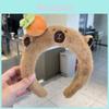 Capybara Plüsch Stirnband Niedliches Winter Haaraccessoire Cartoon Breites Stirnband für Frauen Neu