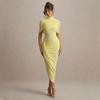 European and American spring and summer new women's dresses, fashionable hot-selling sexy slim-fitting pleated backless dresses