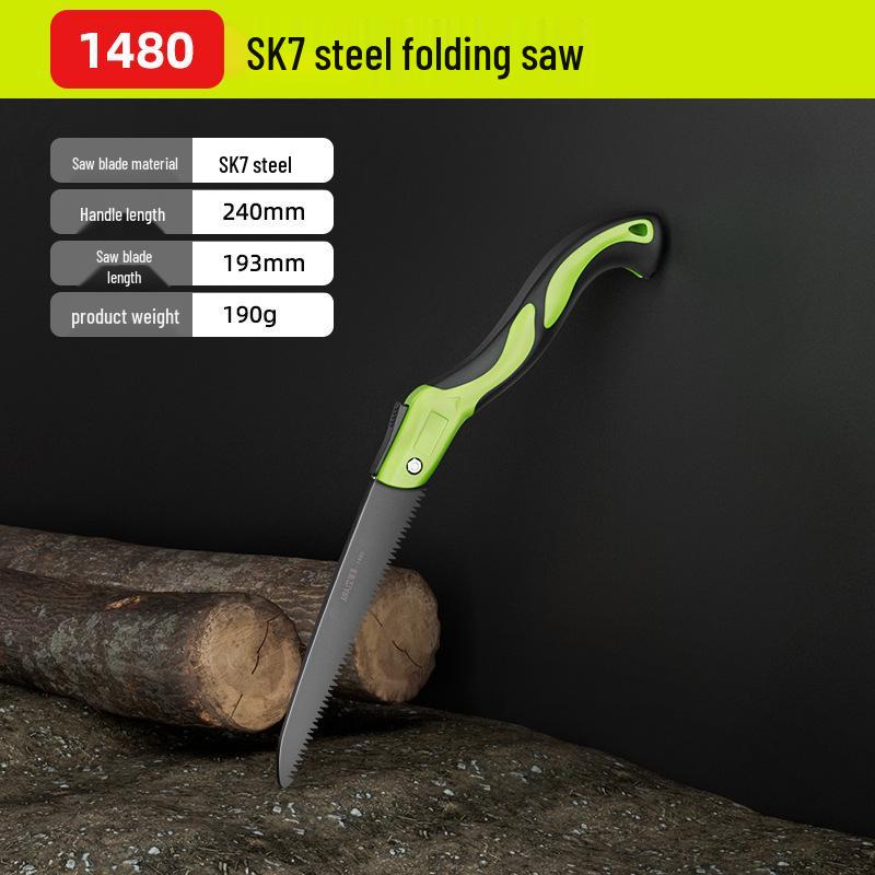 Compact Folding Hand Saw for Woodworking and Tree Cutting