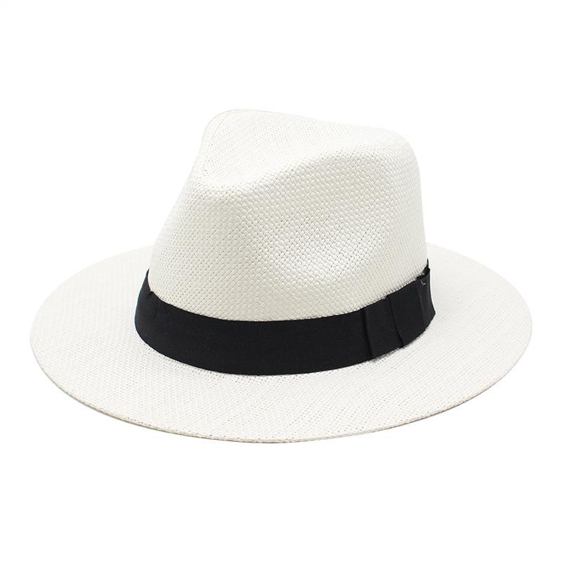 Men And Women Straw Hat Top Hat Jazz Hat Sun Hat Outdoor Sun Protection Shade Beach Hat Jz-025