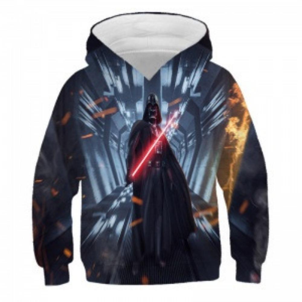 

Детская толстовка с капюшоном с 3D цифровой печатью «Животное Лошадь», модная, персонализированная для мальчиков 160 чёрный