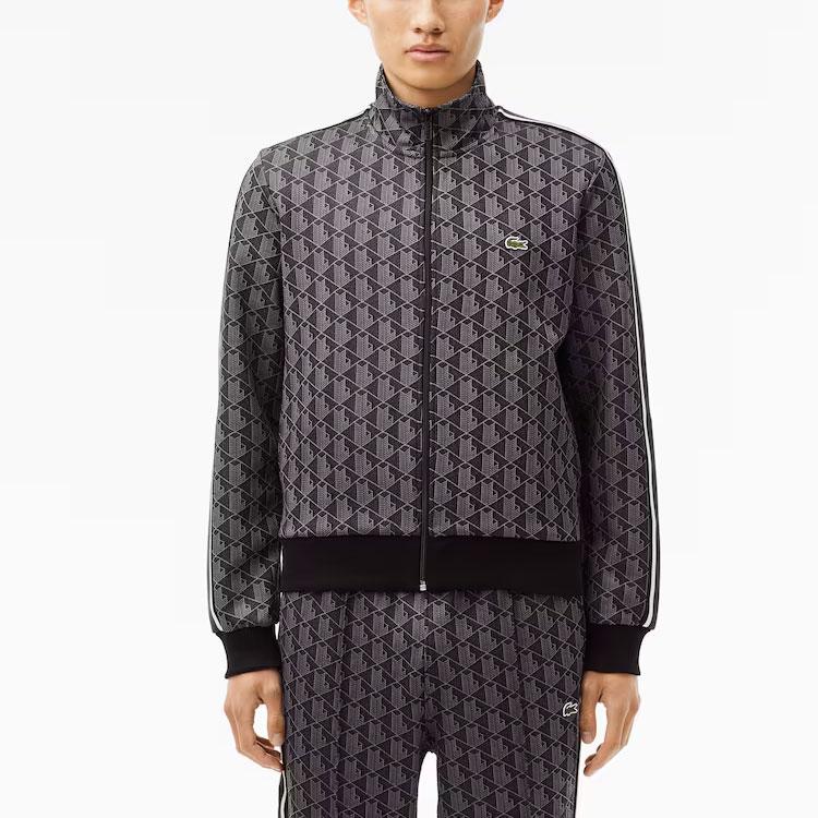 Lacoste Paris Jacquard Zip Up Track Jacket SH1368-4PC