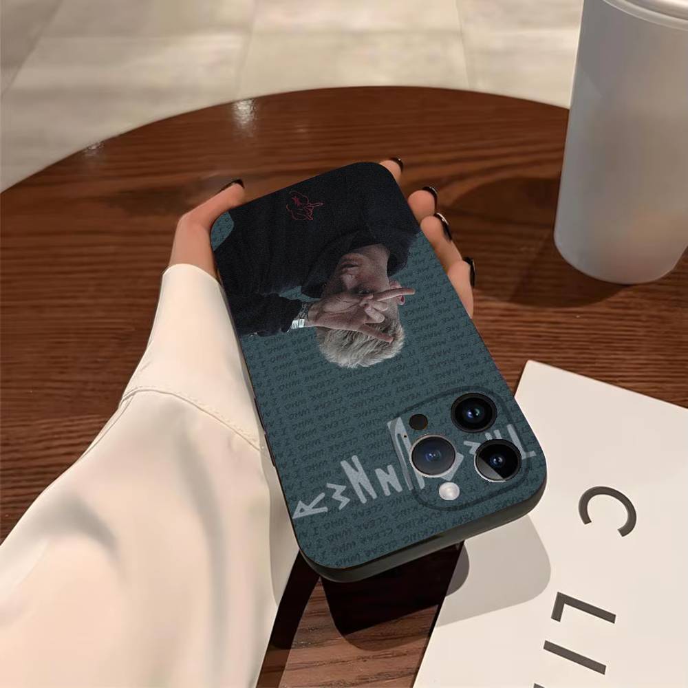 M-Machine Gun Kelly Phone Case For iPhone 17,16,15,14,13,12,11,Pro,Max,Plus Soft Black Cover