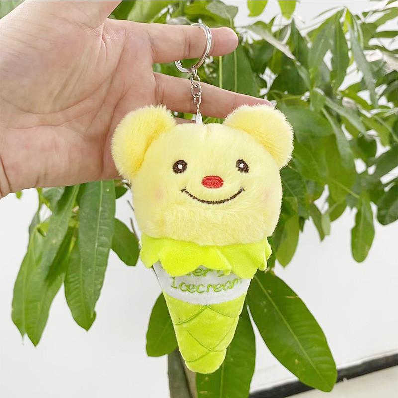 Llavero de Peluche Caprichoso de Oso Helado, Muñeco de Peluche Suave para Niños y Coleccionistas