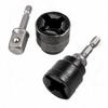 Impact Driver Socket Adapter for Scissor Car Jack Heavy Duty Rust Resistant Steel Auto Lift Tool Garage Repair Attachment