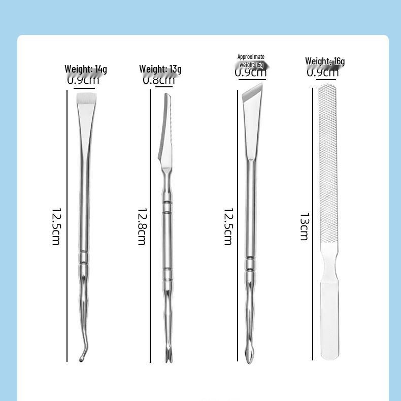 Stainless Steel Ingrown Toenail Knife Set: Sharp Pedicure Tools for Callus Removal & Dead Skin Scraping