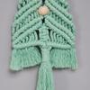 Christmas Tree Tapestry Festival Nordic Gifts Hand Woven Exquisite Decoration Wedding Backdrop with Tassel Xmas Tree Pendant