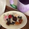 Korean Rose Flower Hair Duckbill Clip Acetic Acid Small Flower Side Clip Simple Temperament Bangs Hairpin Styling Accessories