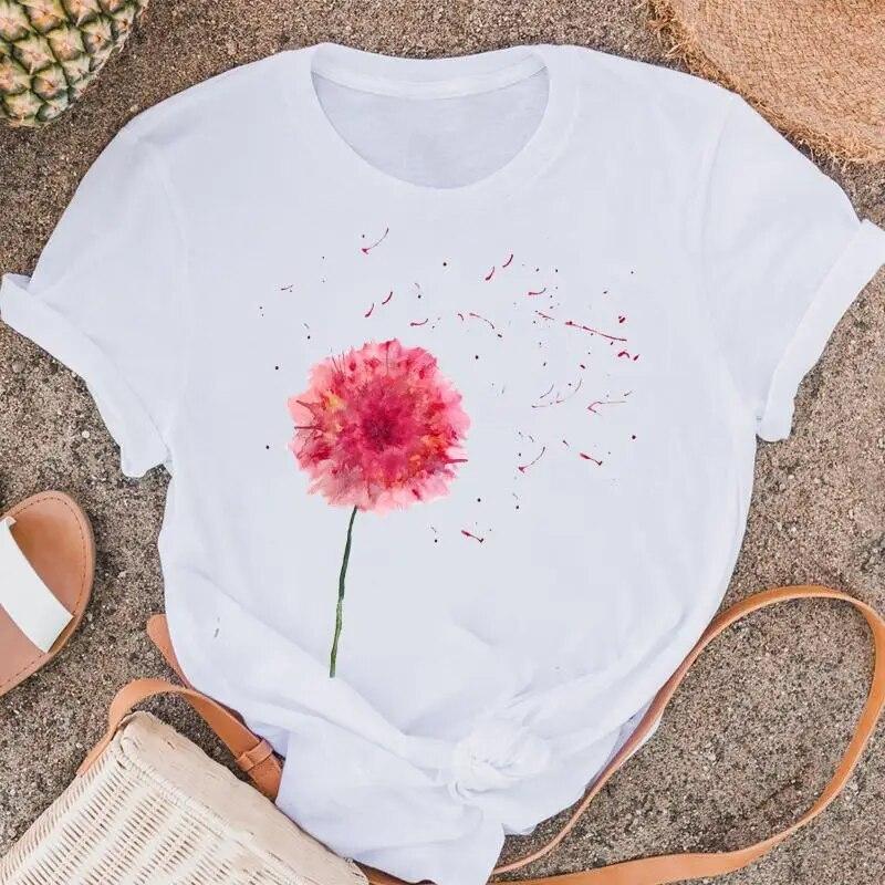 Женские футболки в стиле фламинго — фото 15