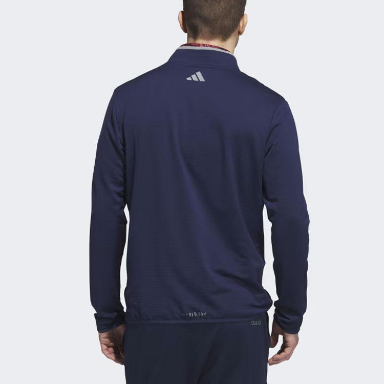 Adidas Lightweight Cold.Rdy Quarter-Zip Sweatshirt Men Jacket Navy-Blue HZ3199