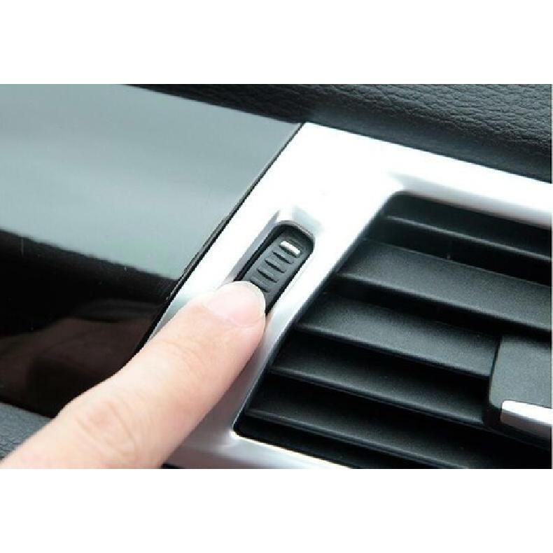 ABS Silver Left And Right Air Outlet Vent Trim For BMW X3 F25 X4 F26 2011-2017