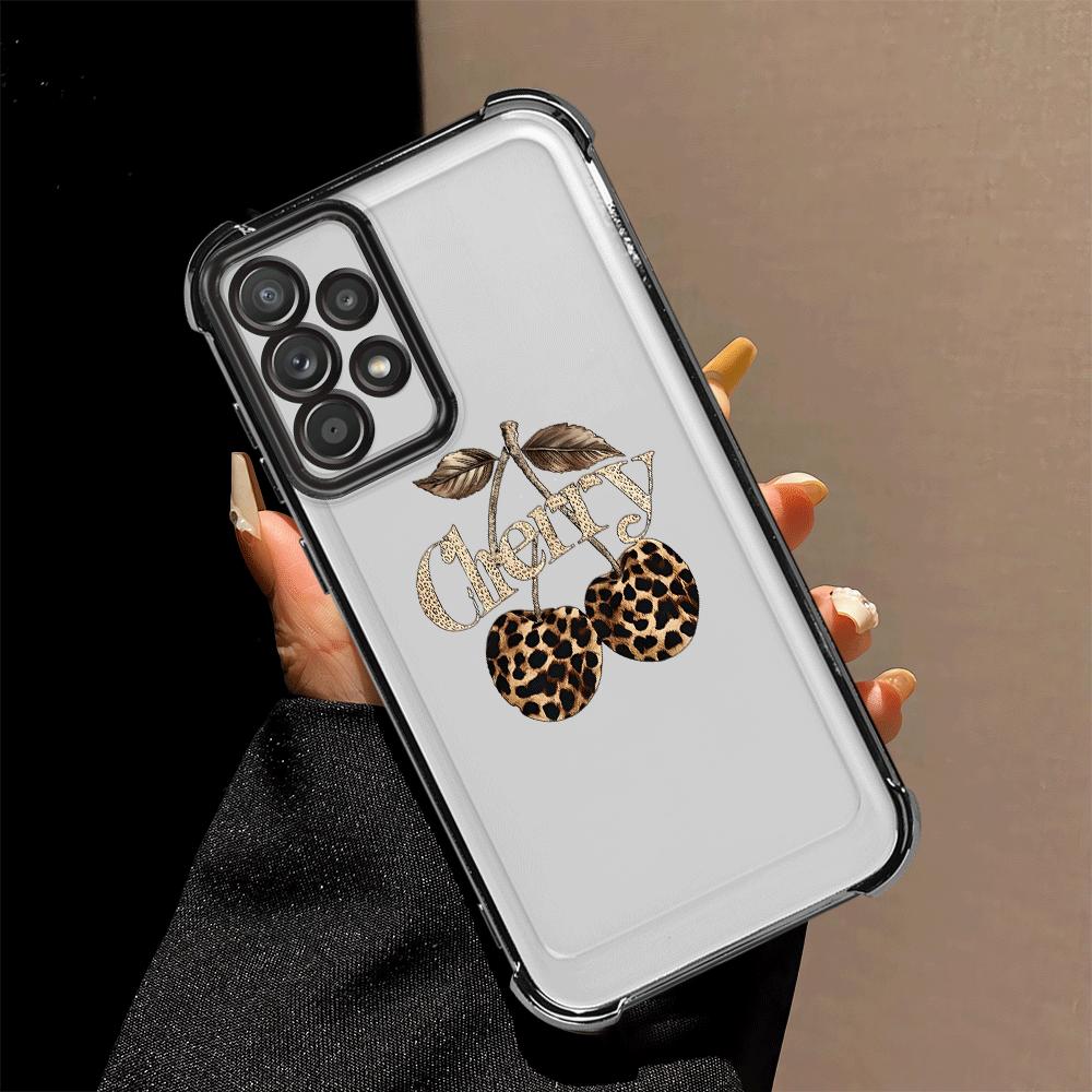 

Lip Cherry Art Case for Samsung Galaxy A15 A52 A17 A16 A21s A33 A35 A36 A25 A26 A13 A24 Phone Cover Galaxy A24 4G
