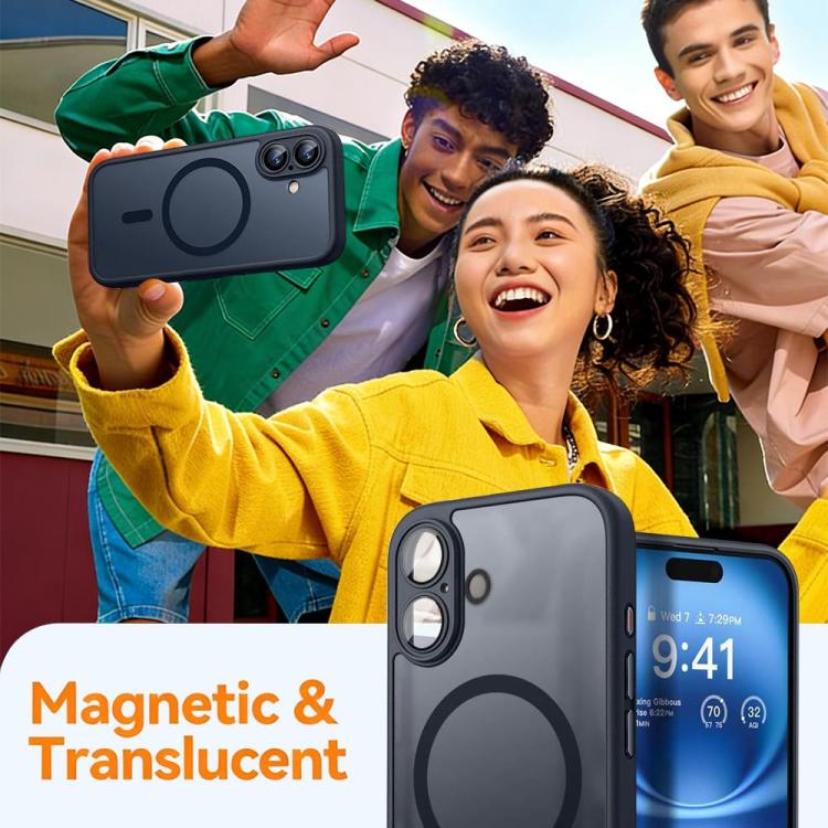 XDcase Skin Feel Magnetic Frosted Phone Case with Lens Film