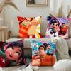 Cute A-Wreck-It Ralph-H Pillow Case Cushion Cover Soft Cute Throw Pillow Case For Car Sofa Pillowcase Polyester With Zipper