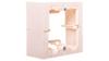 Simon 10 Single Surface-Mounted Box, Foldable, Cream, Csc/41