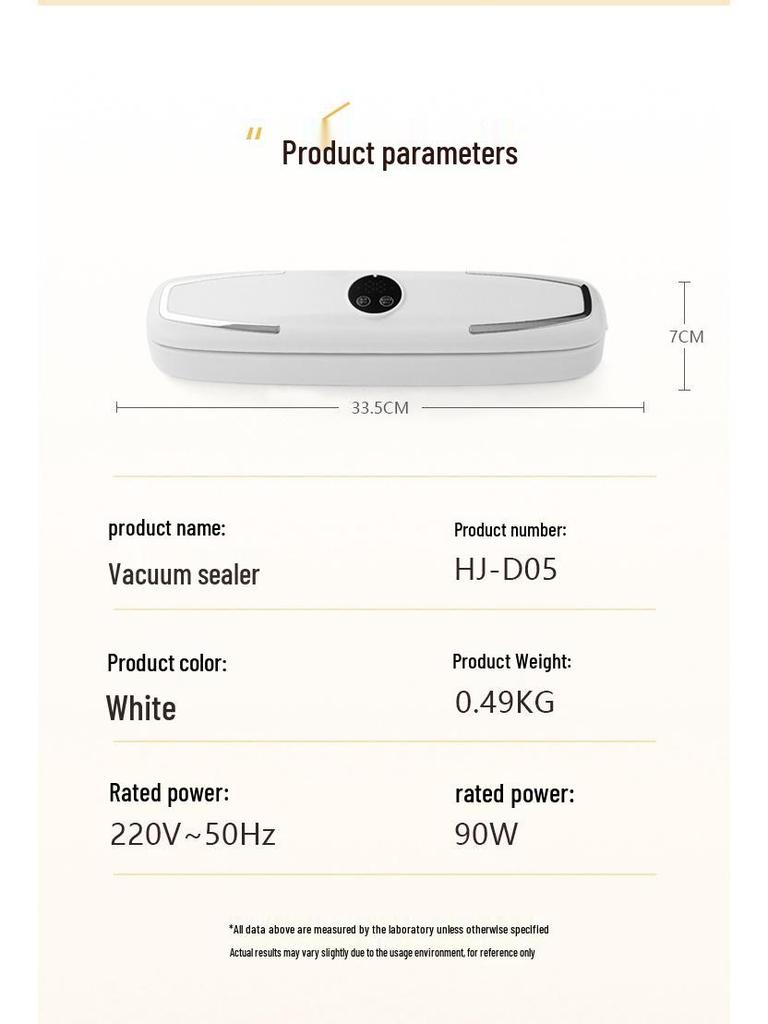 Mini Household Vacuum Sealer for Food Preservation