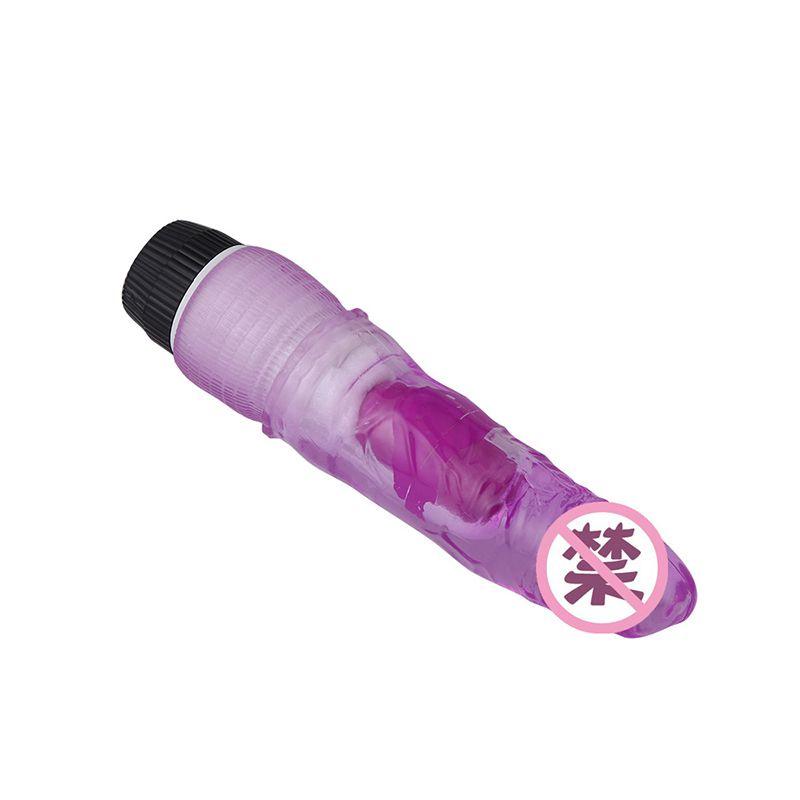 Premium Quality Single Shock Simulation Crystal Penis Tpe Fake Penis For Ultimate Pleasure