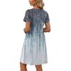 Dresses For Women Short Sleeve O Neck Casual Dresses Waist Maternity Dress With Pockets