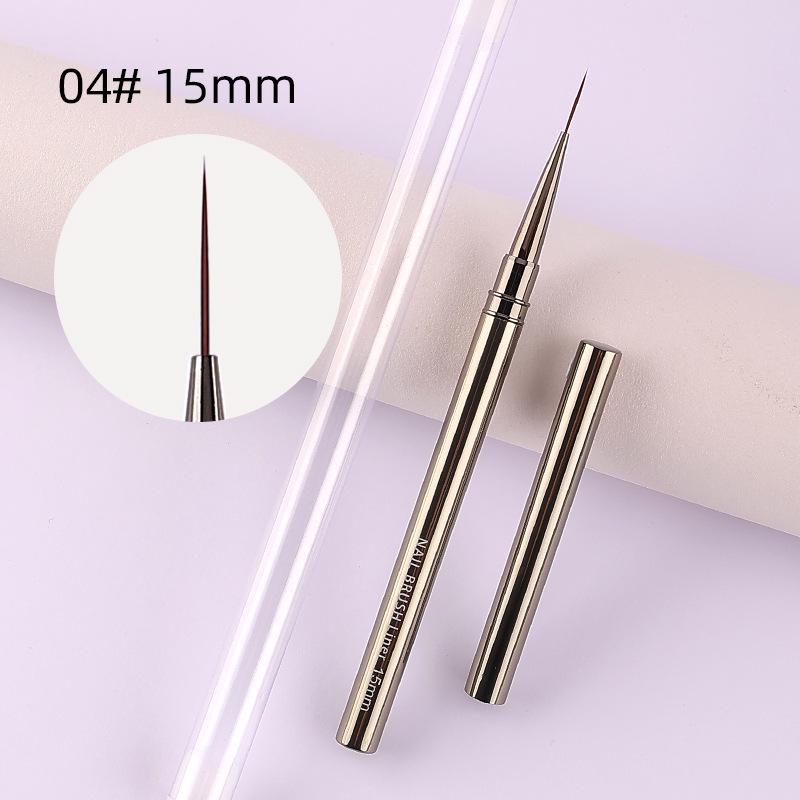 Nail Art Liner Pen Set: Ultra-Fine 9mm & 12mm for Detailed Painting and Outlining