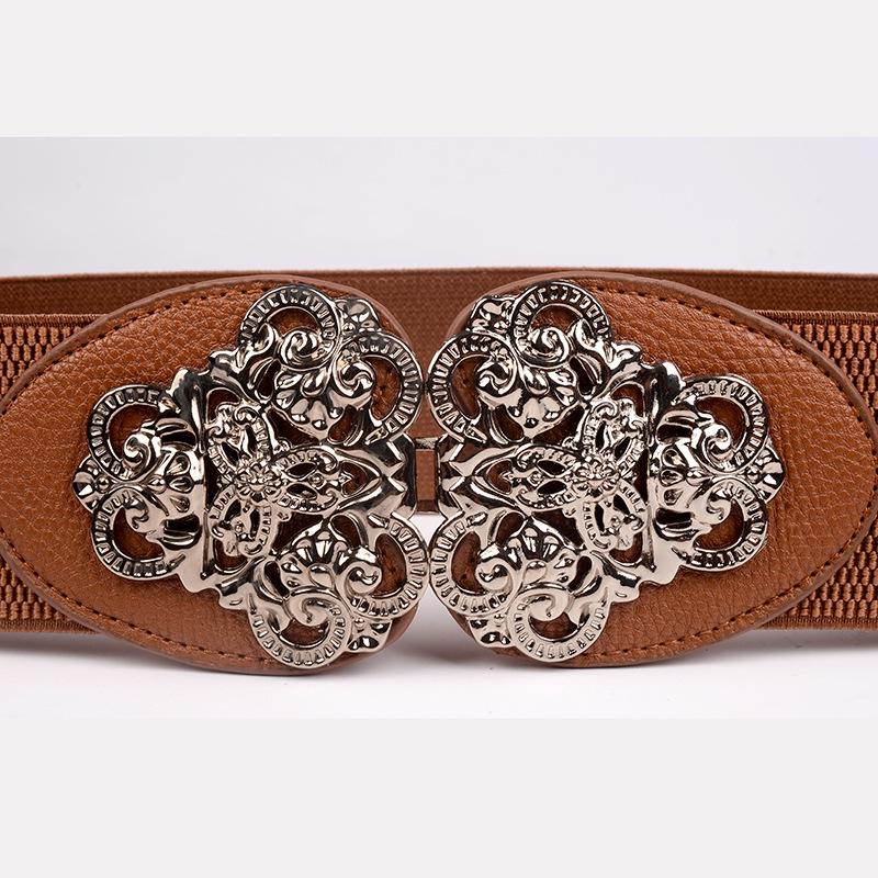 Belt Bohemian Style Waist Seal Elastic Band Strong Elastic Women Wide Women