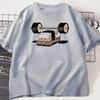 Fun Ladies Sushi Gym Tshirt Summer Harajuku Shortsleeved Printed Street Daily Wear