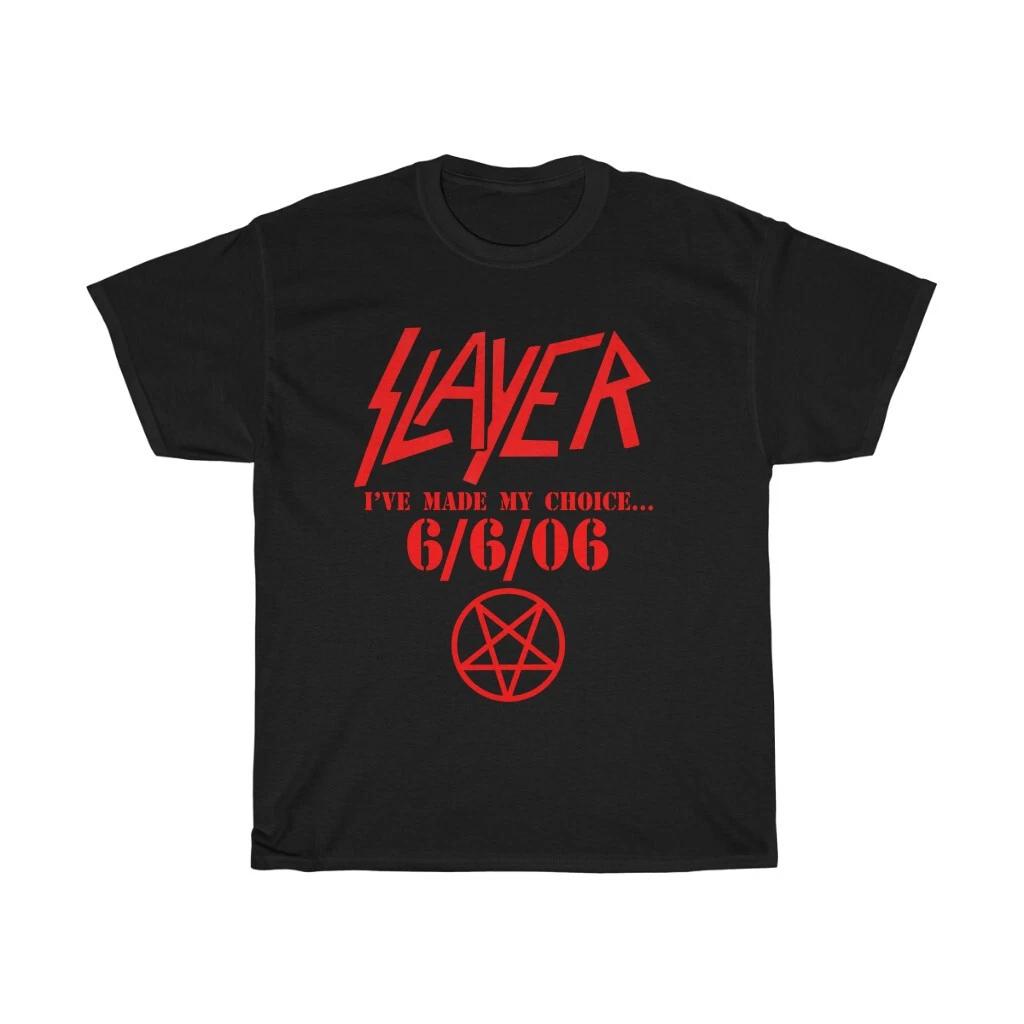 Men s and Women s T-shirts Slayer 666 I e made my choice XXXL